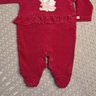 Macacão Bebê Menina na cor vermelha