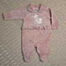 Macacão Bebê Menina na cor rosê