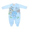 Macacão Bebê Plush na cor azul bebê