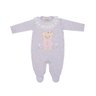 Macacão Bebê Menina na cor rosa