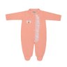 Macacão Bebê Menina na cor salmão