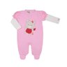 Macacão Bebê Menina na cor rosa