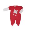 Macacão Bebê Menina na cor vermelha