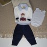 Conjunto para Bebê Recém Nascido com 3 peças Mijão, Casaquinho e Body