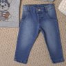 Conjunto Infantil Inverno calça jeans e blusa na cor mescla
