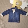 Jaqueta Infantil Menino Jeans com foro no alpaca
