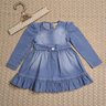 Vestido Infantil Menina Jeans Baby