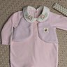 Macacão Bebê Menina Baby na cor rosa bebê