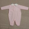 Macacão Bebê Menina na cor rosa
