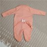 Macacão Bebê Menina na cor salmão