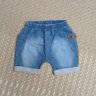 Conjunto Infantil Menino shorts jeans e camiseta marinho