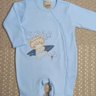 Macacão Bebê Menino na cor azul