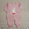 Macacão Bebê Menina Charme na cor rose