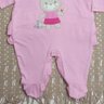 Macacão Bebê Menina Charme na cor rosa