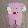 Macacão Bebê Menina na cor rosa