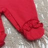 Macacão Bebê Menina na cor vermelho