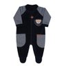Macacão Bebê Menino Inverno Club com bolsos