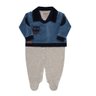 Macacão Bebê Menino Inverno tiger com pala