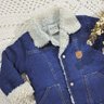 Casaco Jeans Forrado Infantil Menino