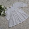 Vestido Infantil Menina na cor Branco