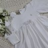 Vestido Infantil Menina na cor Branco
