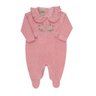 Macacão Bebê Menina com Babados na cor rosê