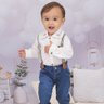 6581 conjunto jeans com body infantil menino 4