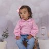 6632 conjunto jeans infantil menina raposinha 4