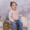 6643 conjunto jeans infantil menina cropped baby 4