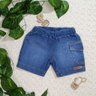 Shorts jeans infantil menino Com bolso na lateral na cor jeans