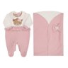 6939 saida maternidade bebe menina saco de dormir 1