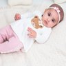 6945 conjunto menina bata plush canelado calca buckle com tule nas laterais 7