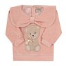 6963 conjunto menina blusa e calca em plush detalhe na gola de laco 5