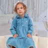 6965 vestido jeans infantil menina 2