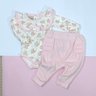 6982 conjunto bebe menina body suedine calca saruel plush 2