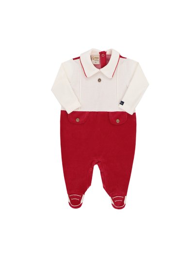 7006 macacao bebe menino plush com lapela vm 1
