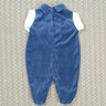 7007 macacao bebe menino plush com bordado azul jeans 5