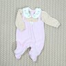 7014 macacao bebe menina fleece com gola bordada rosa 5