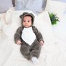 7016 macacao bebe fleece bichos urso 4
