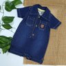 7055 macacao curto jeans bebe menino jogador 2