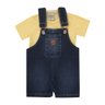 7056 jadineira jeans infantil menino com camiseta jogador 1