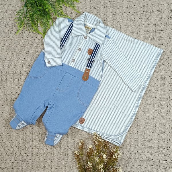 7068 saida maternidade bebe menino denin 2