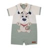 7082 macacao curto bebe menino dog 1