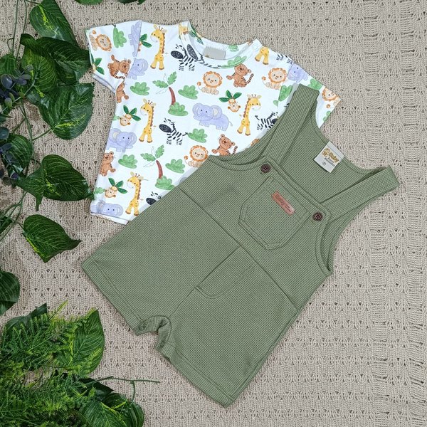 7091 jardienira com camiseta bebe menino safari 2