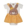 8009 salopete bebe menina com body coelhinha 1