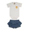 8010 conjunto jeans infantil menina coelhinha 1