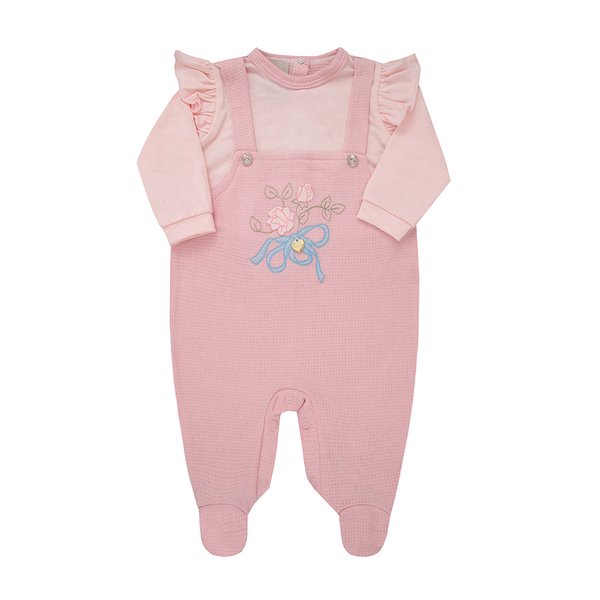 8016 macacao jardineira bebe menina florzinha 1