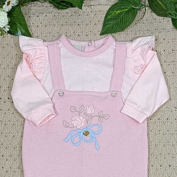 8016 macacao jardineira bebe menina florzinha 3