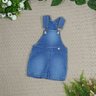 8019 jardineira jeans infantil menina florzinha 3