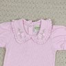8019 jardineira jeans infantil menina florzinha 6